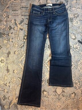 BKD Dark Wash Women's Bootcut Jeans - Low Rise